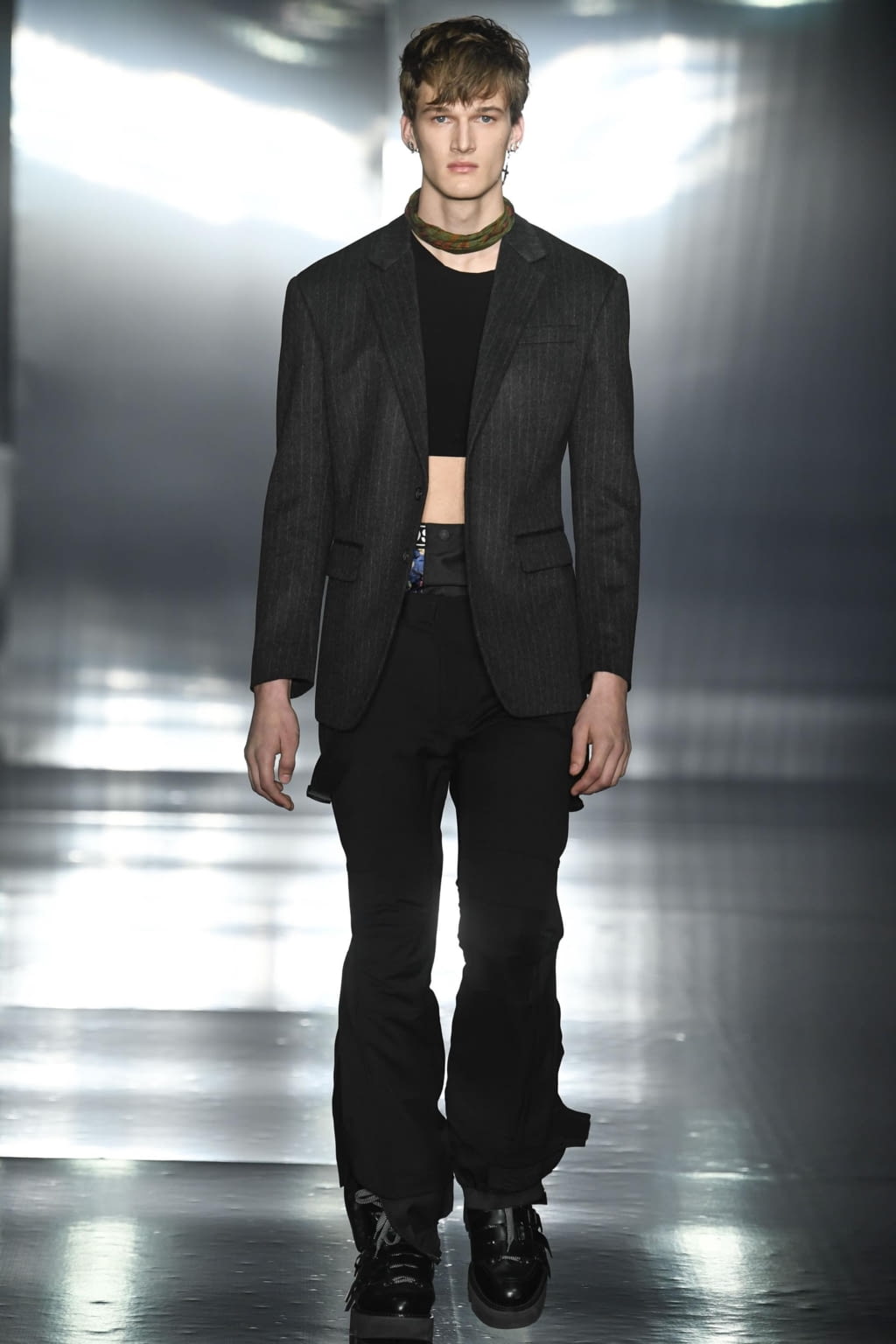 Fashion Week Milan Fall/Winter 2019 look 50 from the Dsquared2 collection menswear