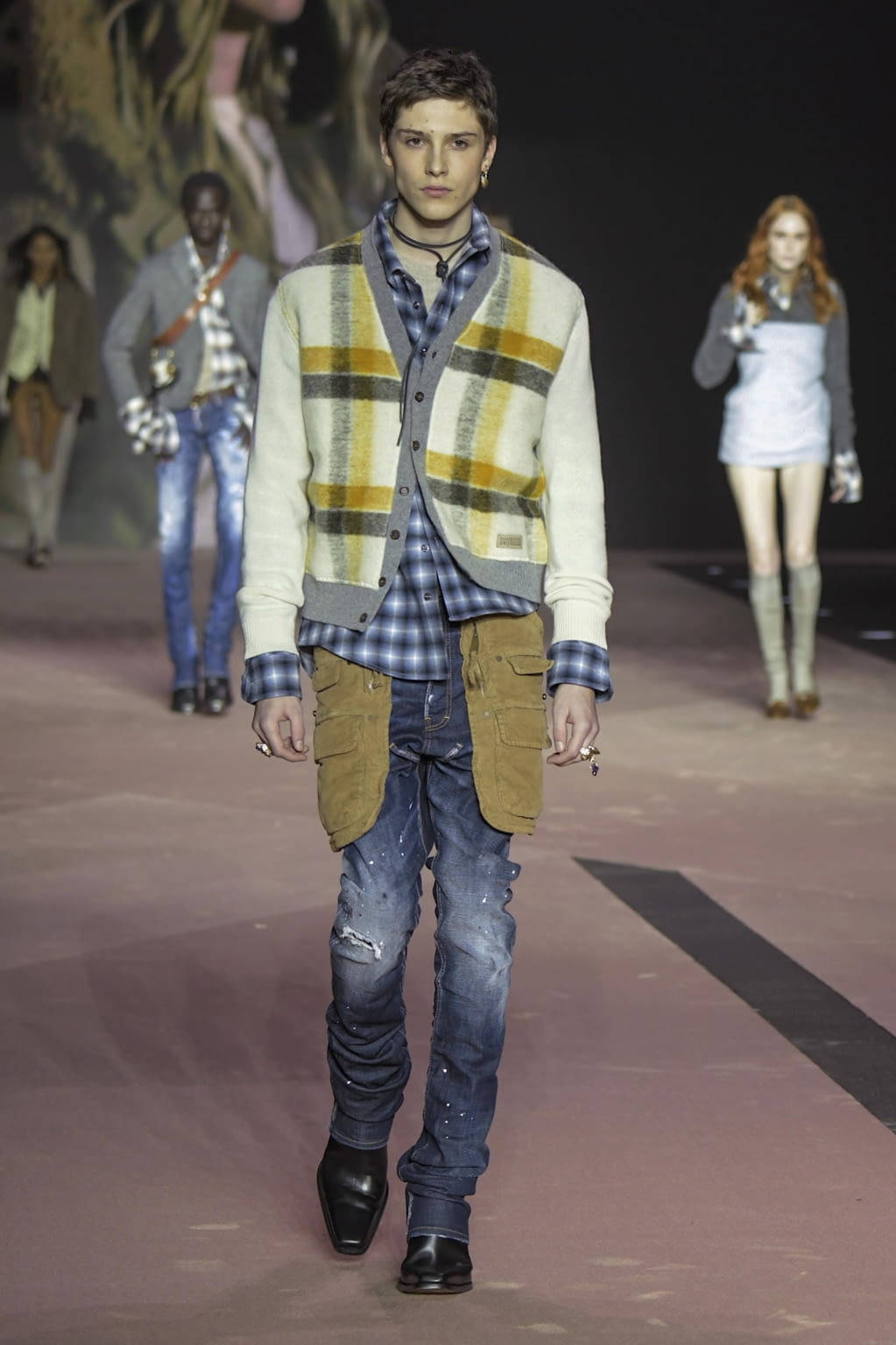 Fashion Week Milan Fall/Winter 2020 look 4 de la collection Dsquared2 menswear