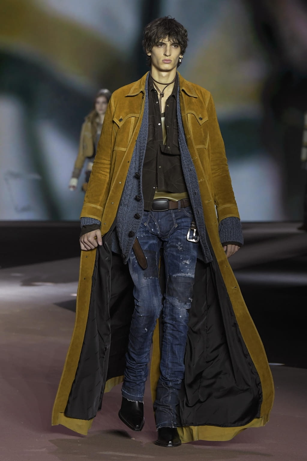 Fashion Week Milan Fall/Winter 2020 look 21 from the Dsquared2 collection 男装
