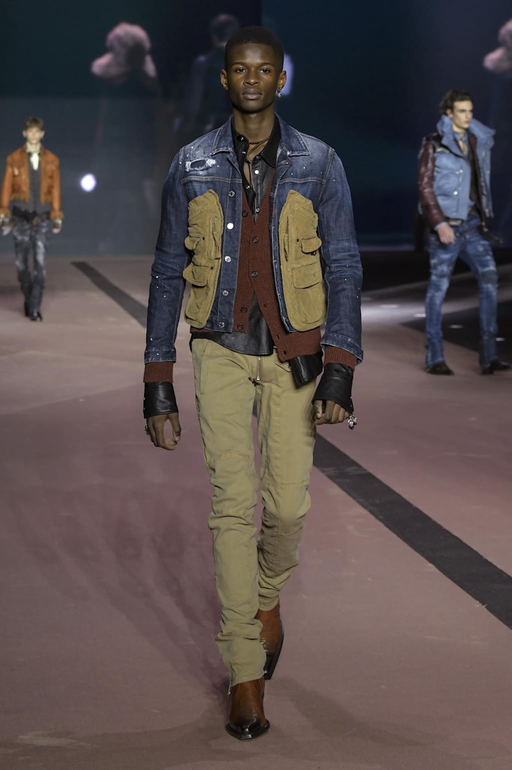 Fashion Week Milan Fall/Winter 2020 look 47 from the Dsquared2 collection 男装