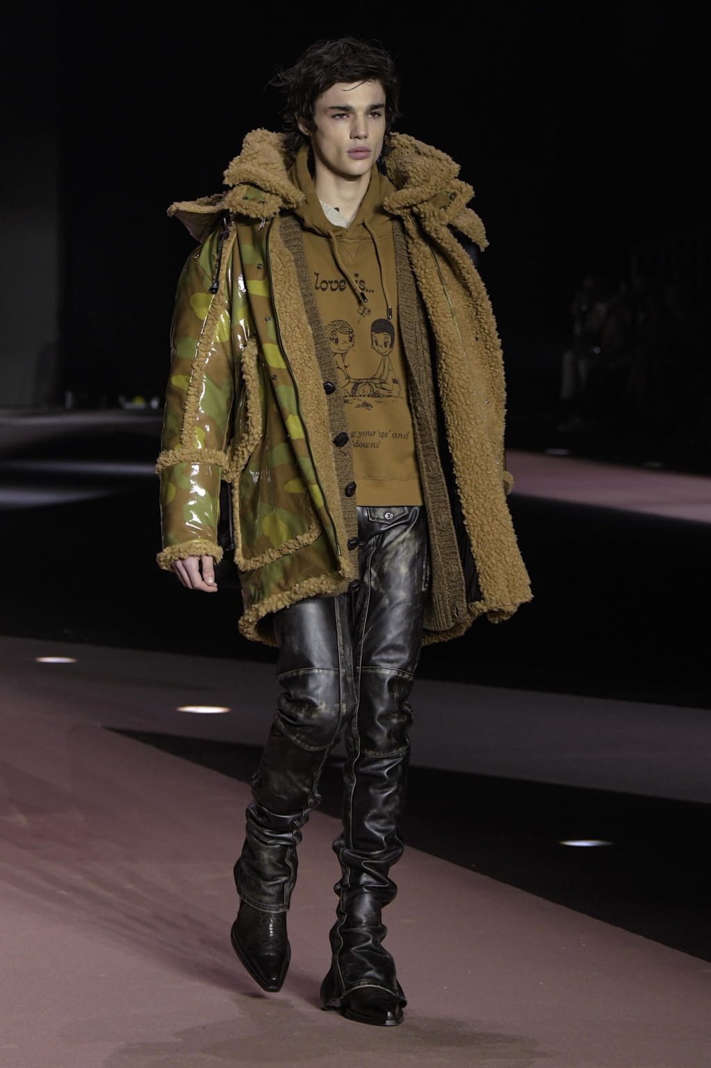 Fashion Week Milan Fall/Winter 2020 look 55 from the Dsquared2 collection 男装