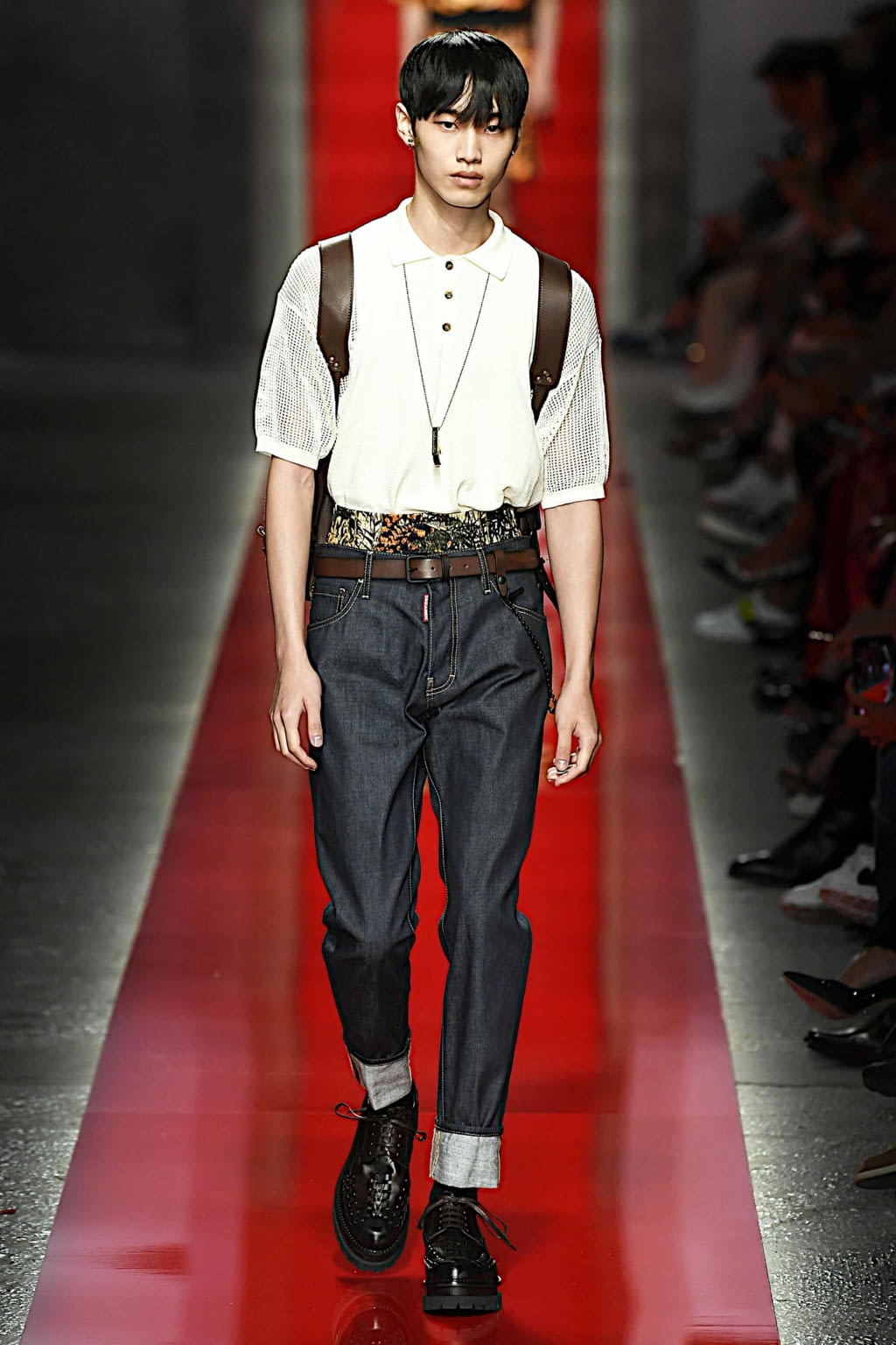 Fashion Week Milan Spring/Summer 2020 look 9 from the Dsquared2 collection menswear