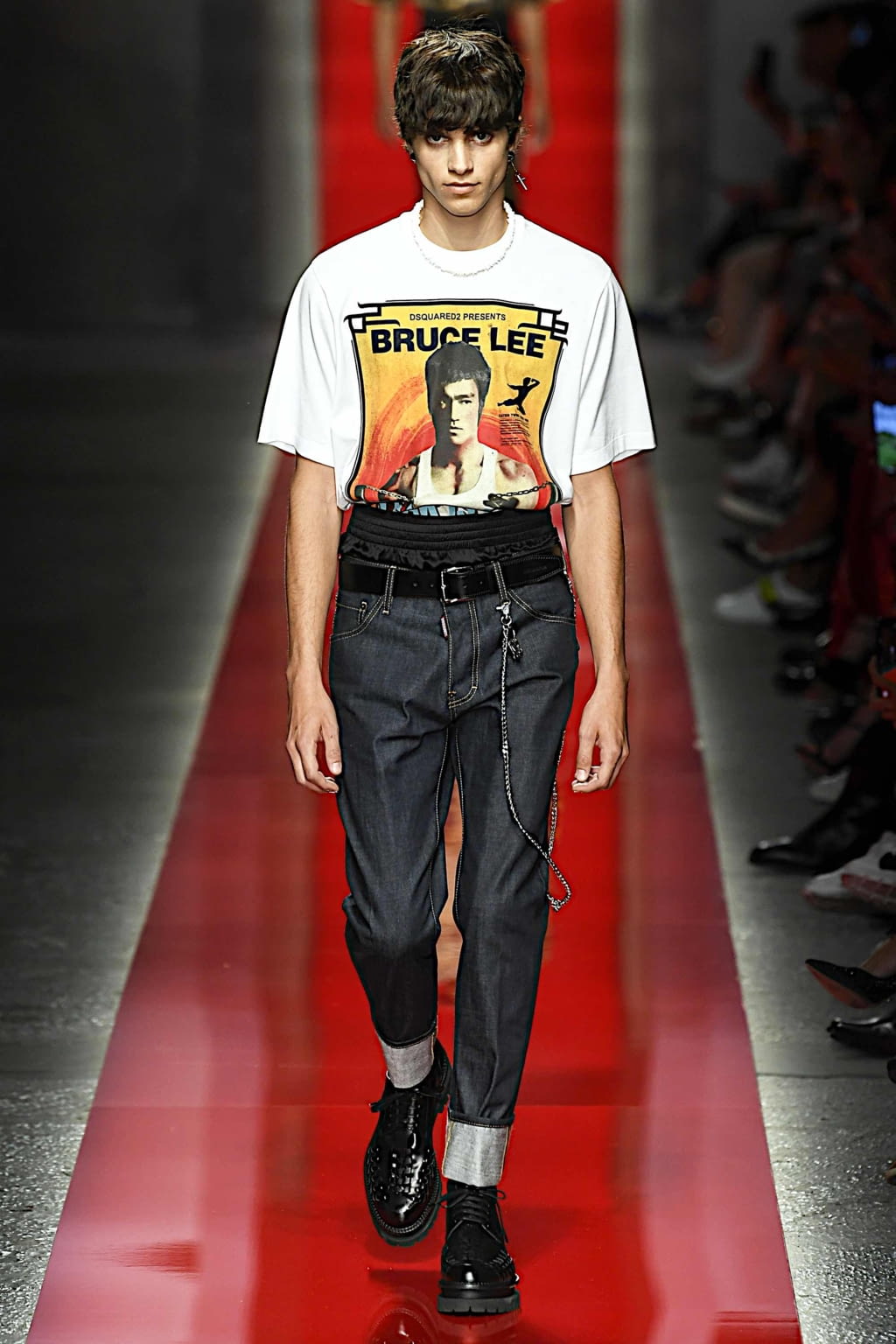 Fashion Week Milan Spring/Summer 2020 look 45 from the Dsquared2 collection menswear
