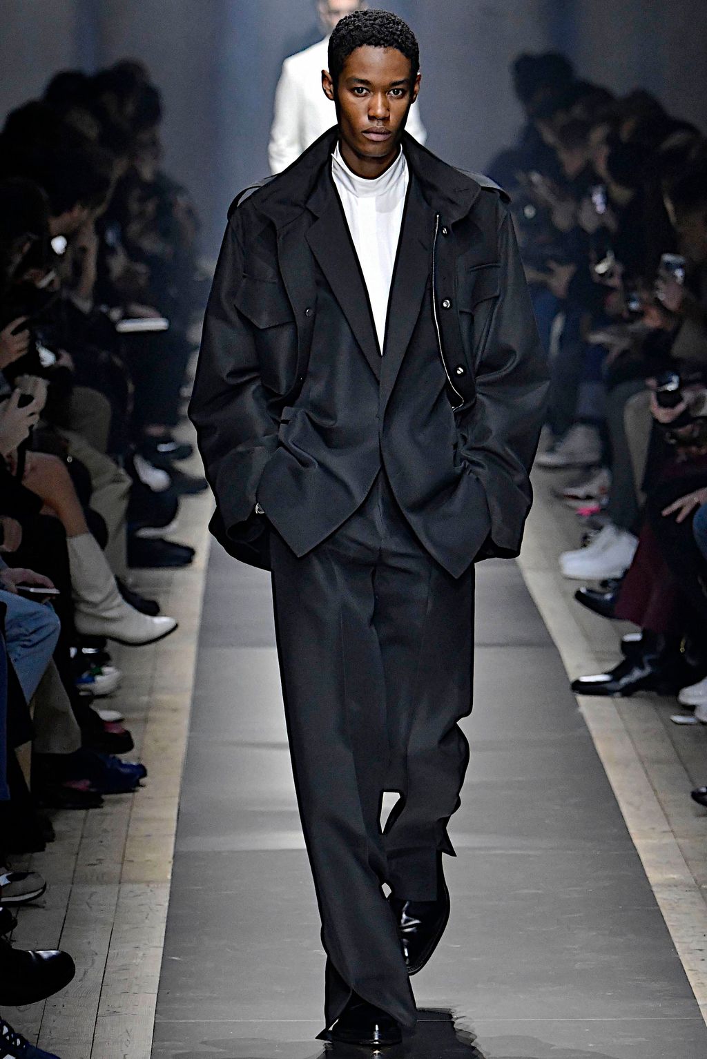 Fashion Week Paris Fall/Winter 2019 look 10 from the Dunhill collection 男装