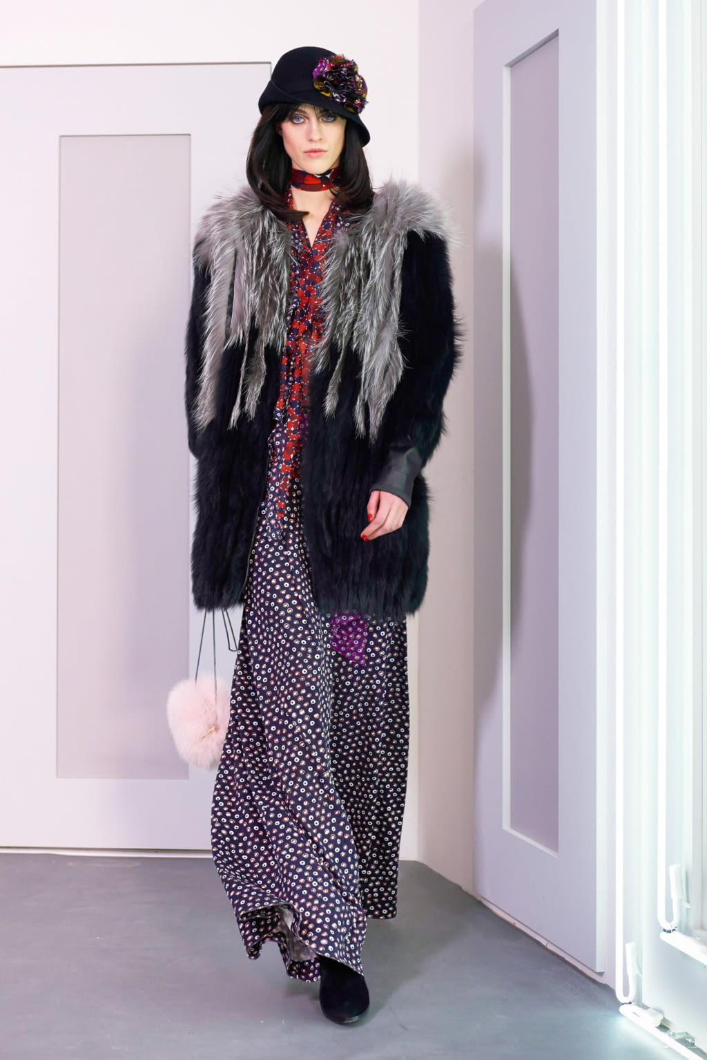Fashion Week New York Fall/Winter 2016 look 17 from the Diane von Furstenberg collection 女装