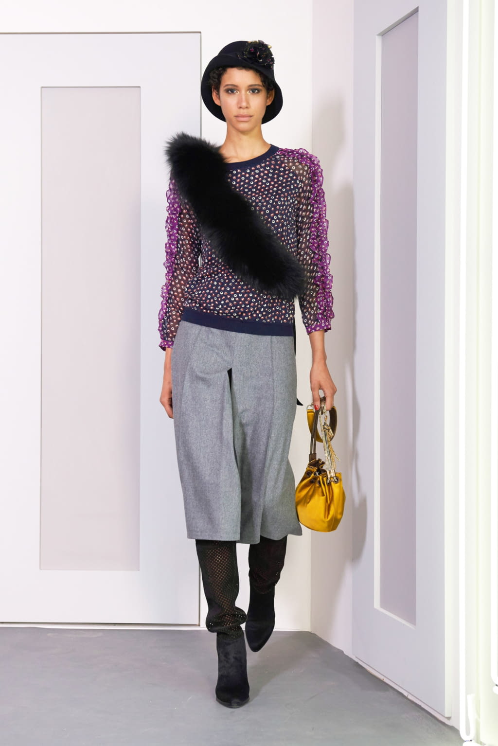 Fashion Week New York Fall/Winter 2016 look 18 de la collection Diane von Furstenberg womenswear