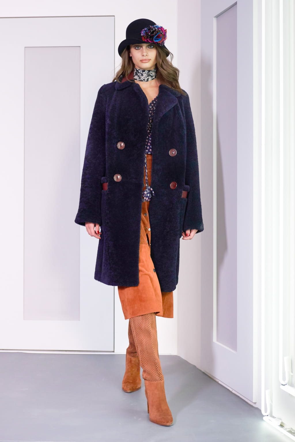 Fashion Week New York Fall/Winter 2016 look 19 from the Diane von Furstenberg collection womenswear