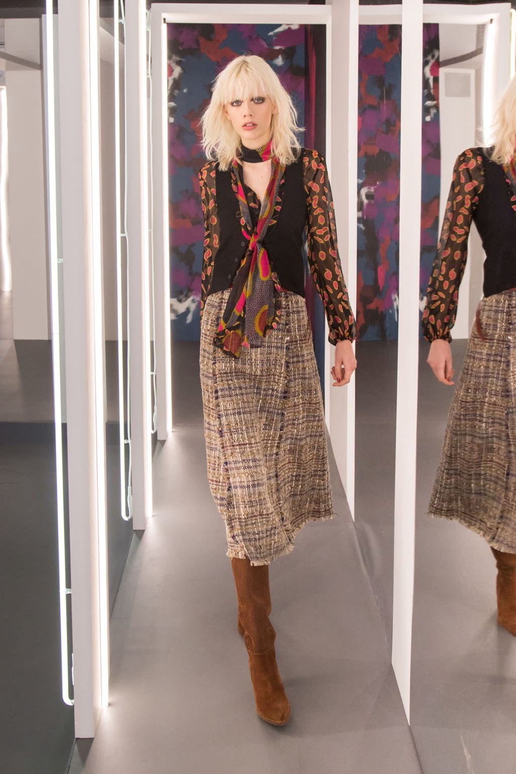 Fashion Week New York Fall/Winter 2016 look 20 de la collection Diane von Furstenberg womenswear
