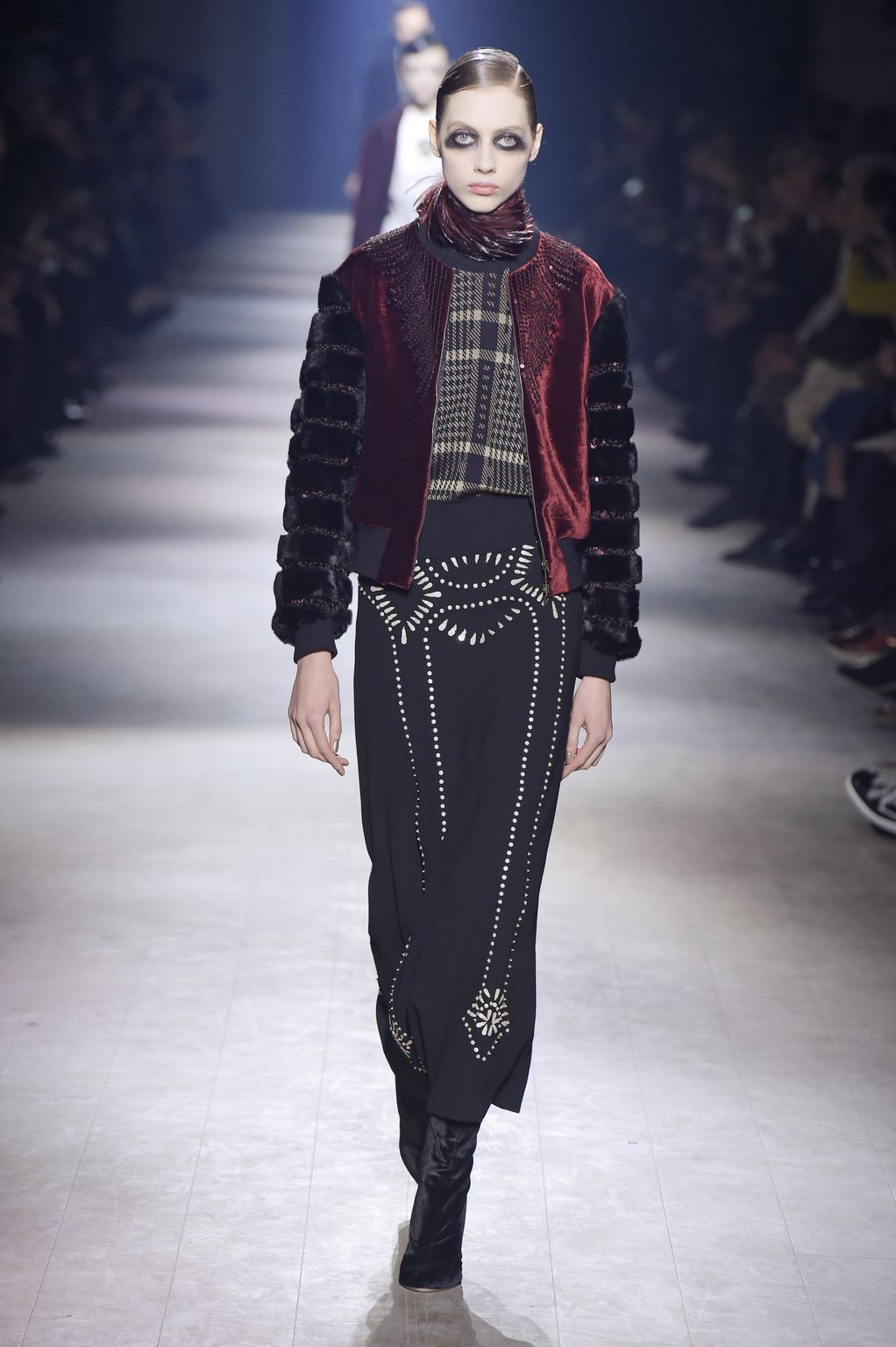 Fashion Week Paris Fall/Winter 2016 look 36 from the Dries Van Noten collection 女装