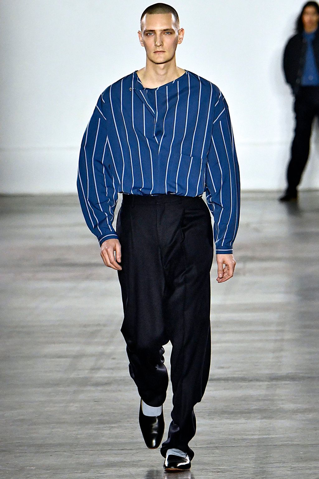 Fashion Week London Fall/Winter 2019 look 23 from the E. Tautz collection menswear