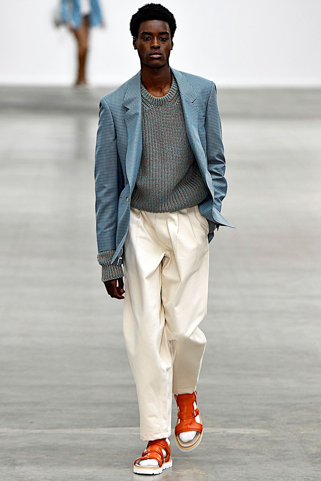 Fashion Week London Spring/Summer 2020 look 15 from the E. Tautz collection 男装