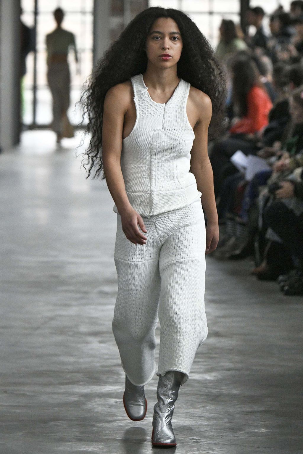 Fashion Week New York Fall/Winter 2018 look 6 from the Eckhaus Latta collection womenswear