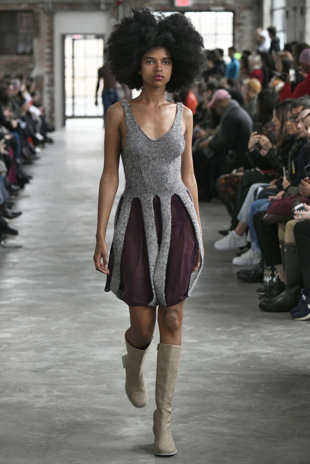 Fashion Week New York Fall/Winter 2018 look 13 from the Eckhaus Latta collection womenswear