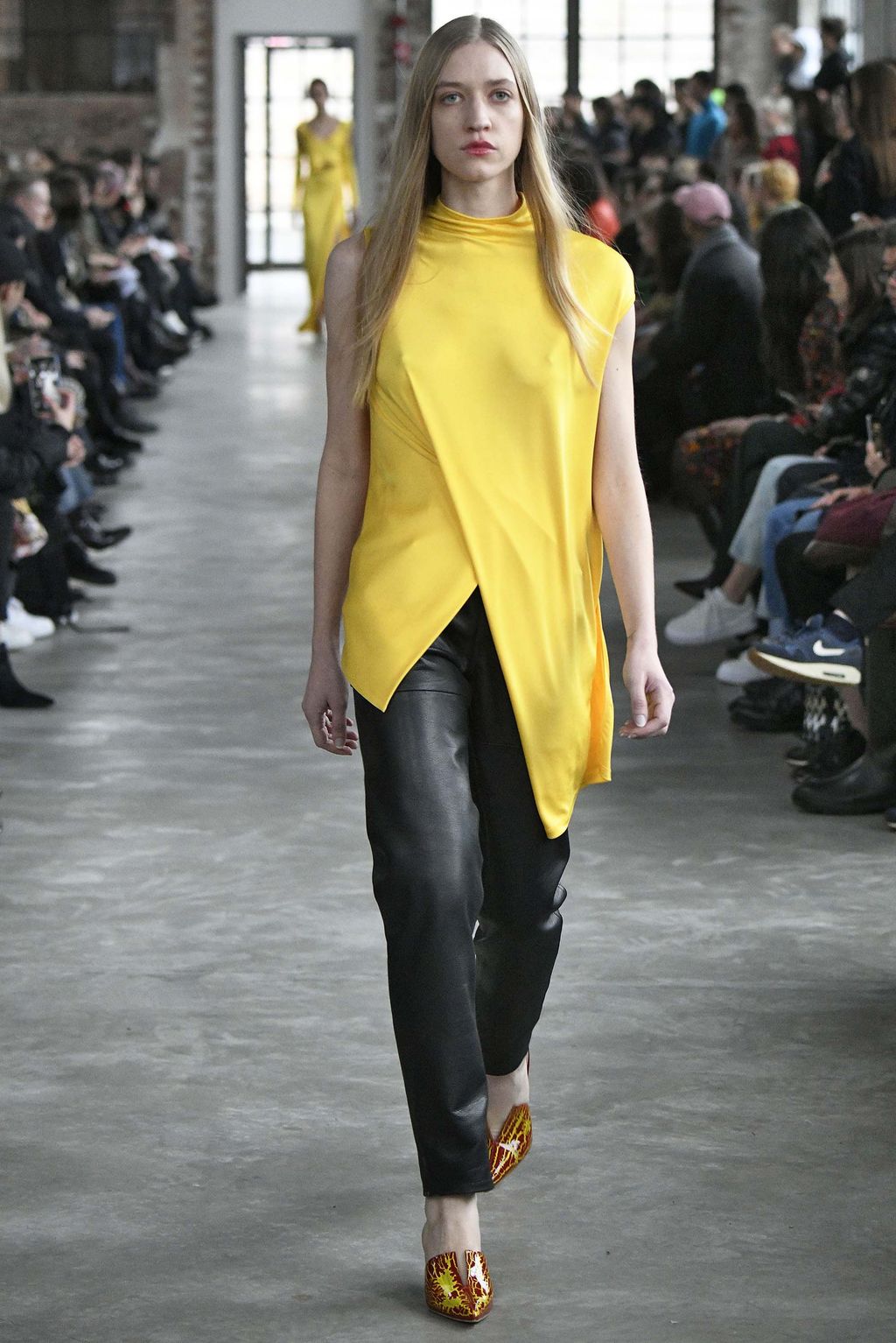 Fashion Week New York Fall/Winter 2018 look 21 from the Eckhaus Latta collection womenswear