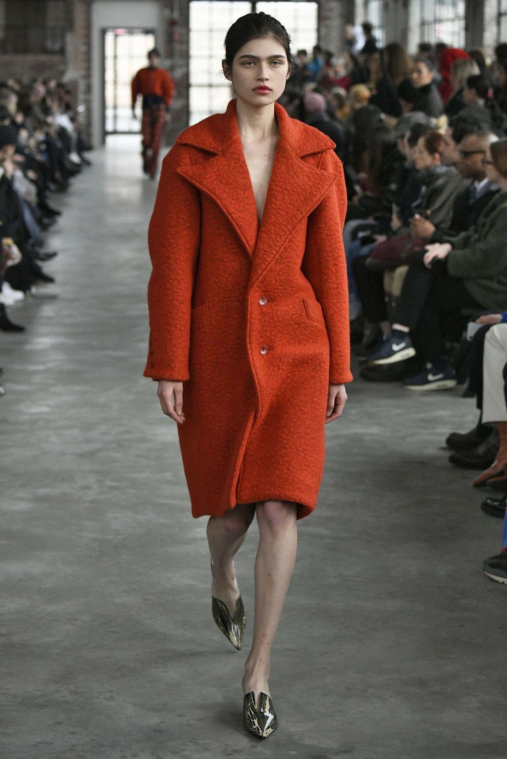 Fashion Week New York Fall/Winter 2018 look 28 from the Eckhaus Latta collection womenswear