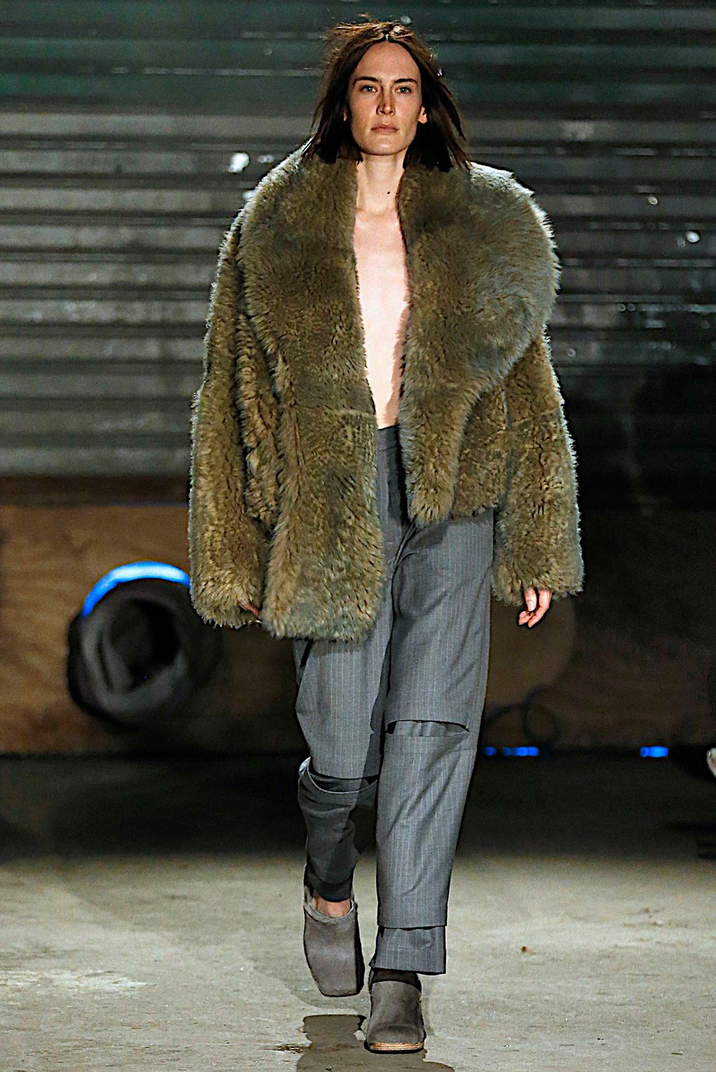 Fashion Week New York Fall/Winter 2019 look 1 from the Eckhaus Latta collection womenswear