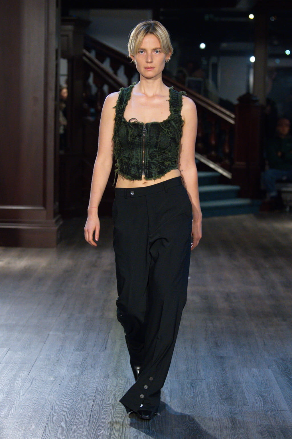 Fashion Week New York Fall/Winter 2020 look 1 de la collection Eckhaus Latta womenswear