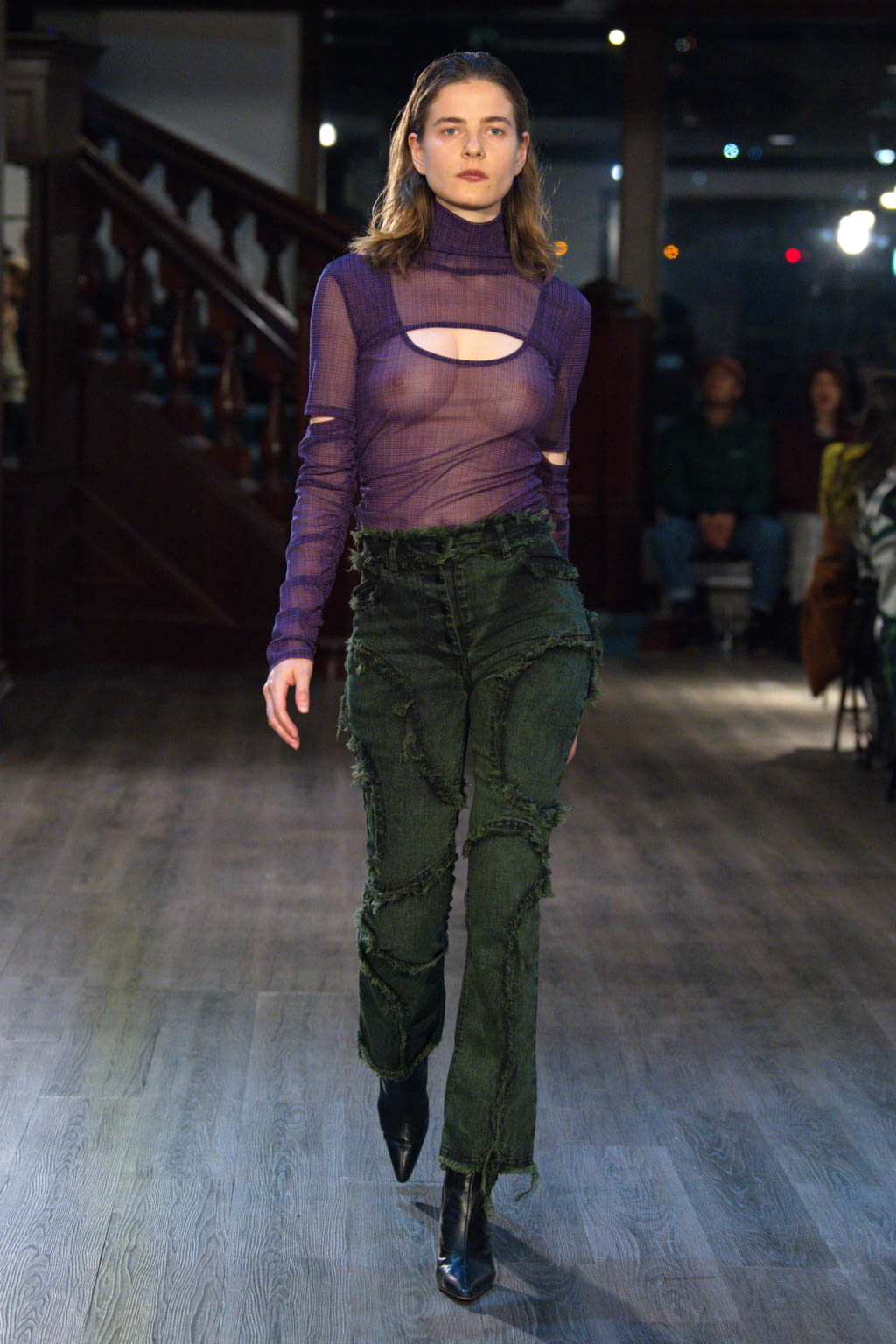 Fashion Week New York Fall/Winter 2020 look 5 de la collection Eckhaus Latta womenswear