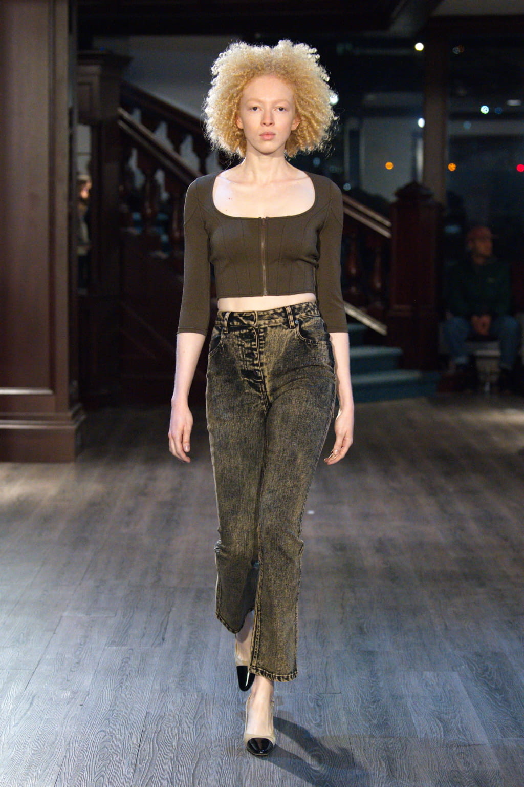 Fashion Week New York Fall/Winter 2020 look 8 de la collection Eckhaus Latta womenswear