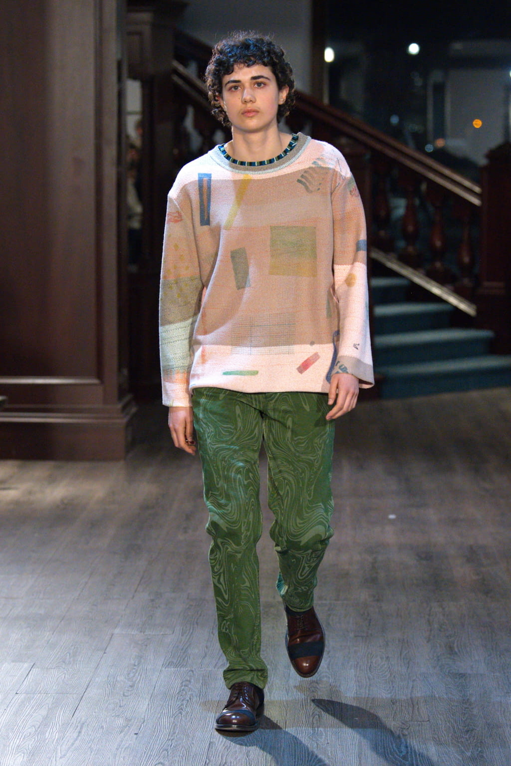 Fashion Week New York Fall/Winter 2020 look 11 from the Eckhaus Latta collection womenswear