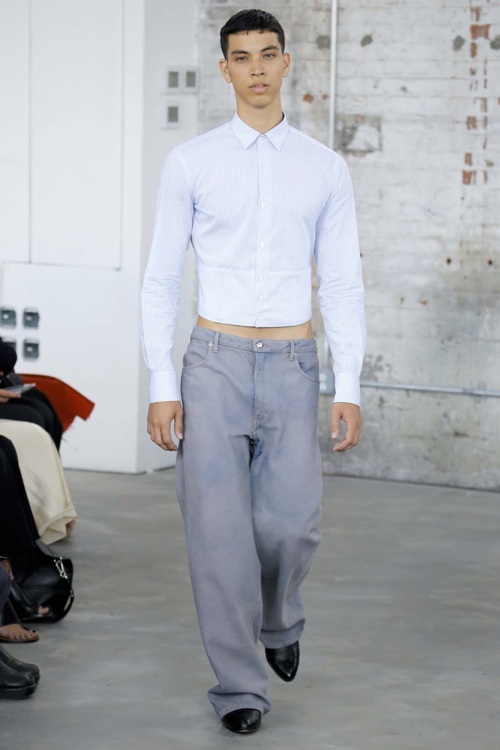 Fashion Week New York Spring/Summer 2018 look 7 from the Eckhaus Latta collection 女装