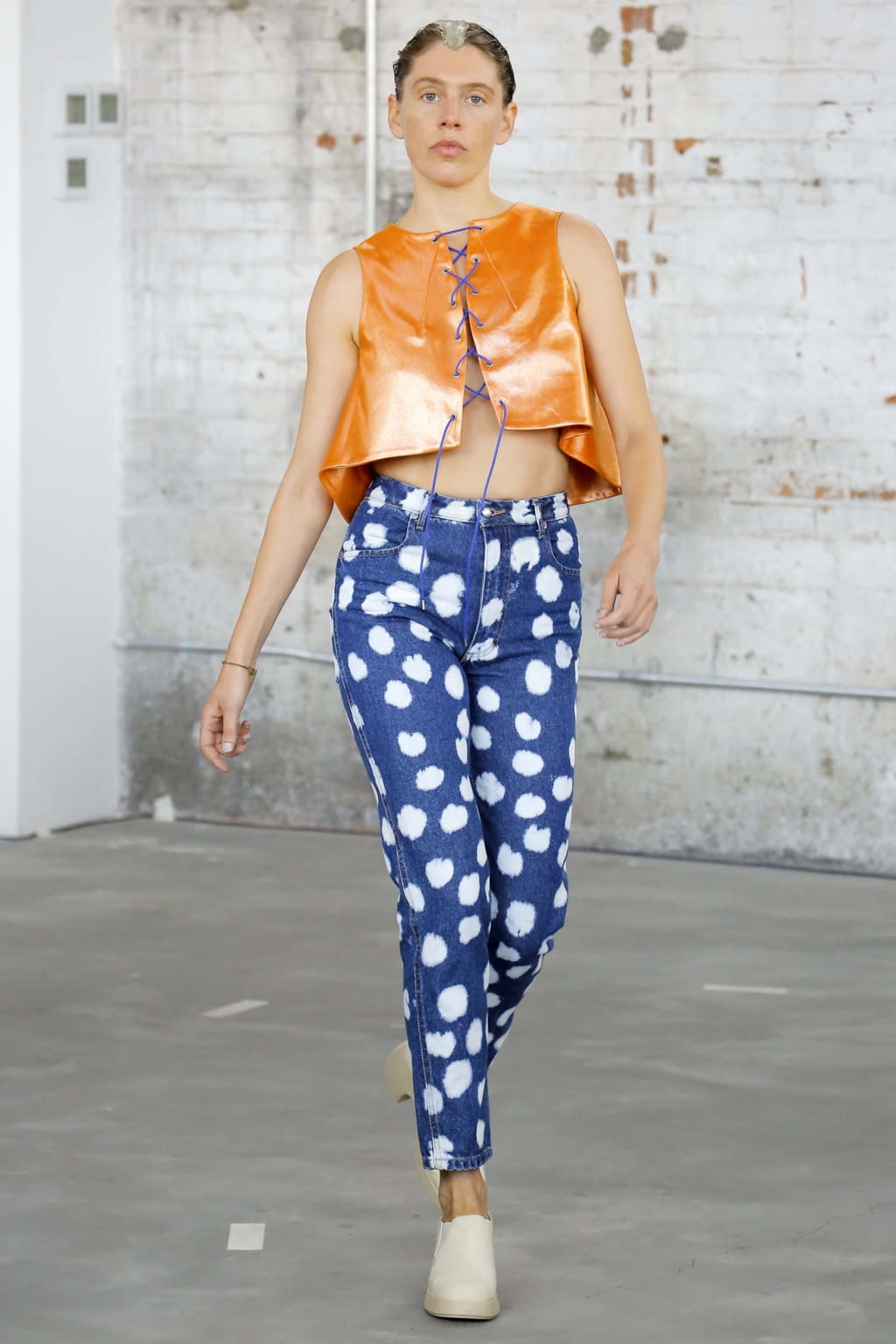Fashion Week New York Spring/Summer 2018 look 17 from the Eckhaus Latta collection womenswear