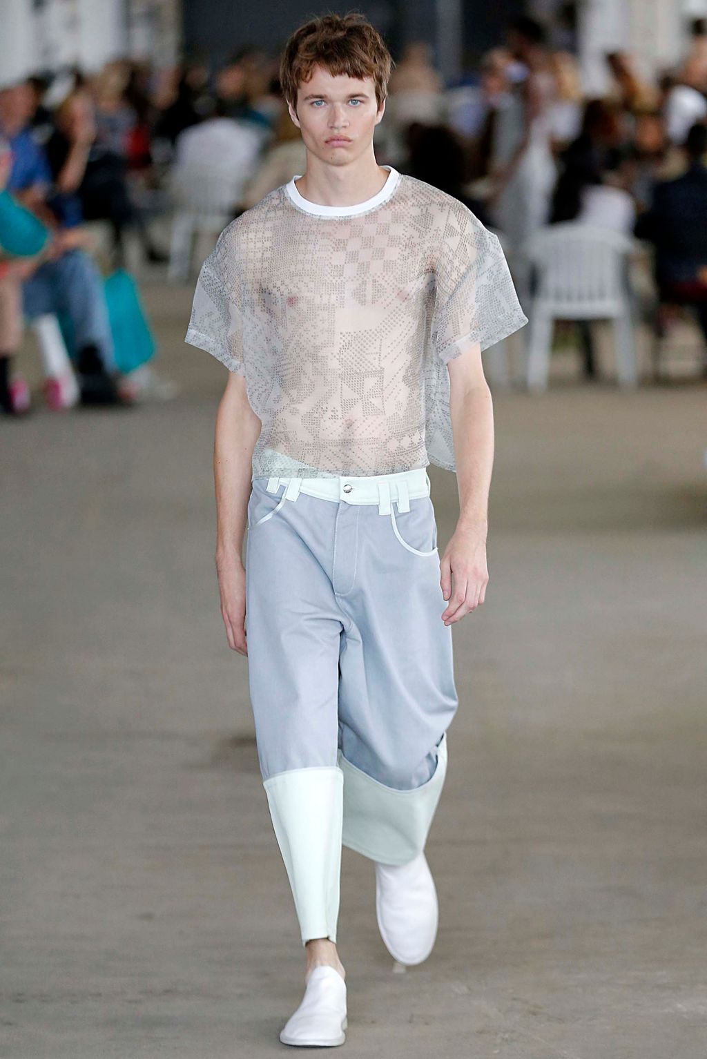 Fashion Week New York Spring/Summer 2019 look 10 from the Eckhaus Latta collection 女装