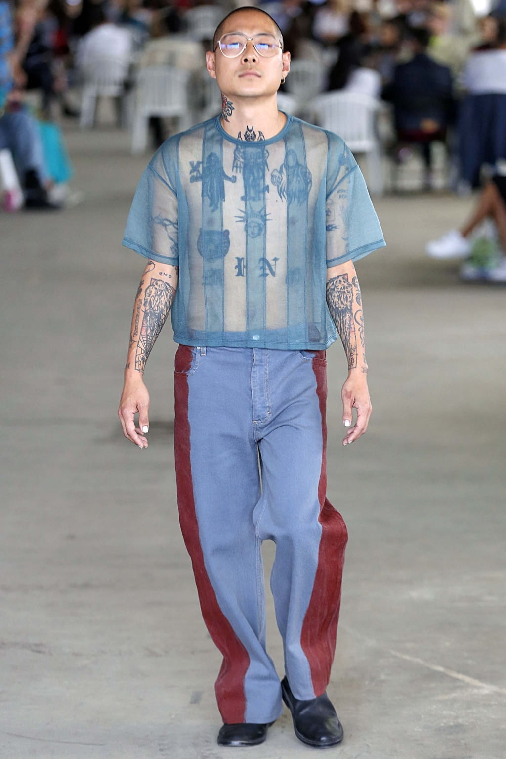 Fashion Week New York Spring/Summer 2019 look 13 from the Eckhaus Latta collection womenswear