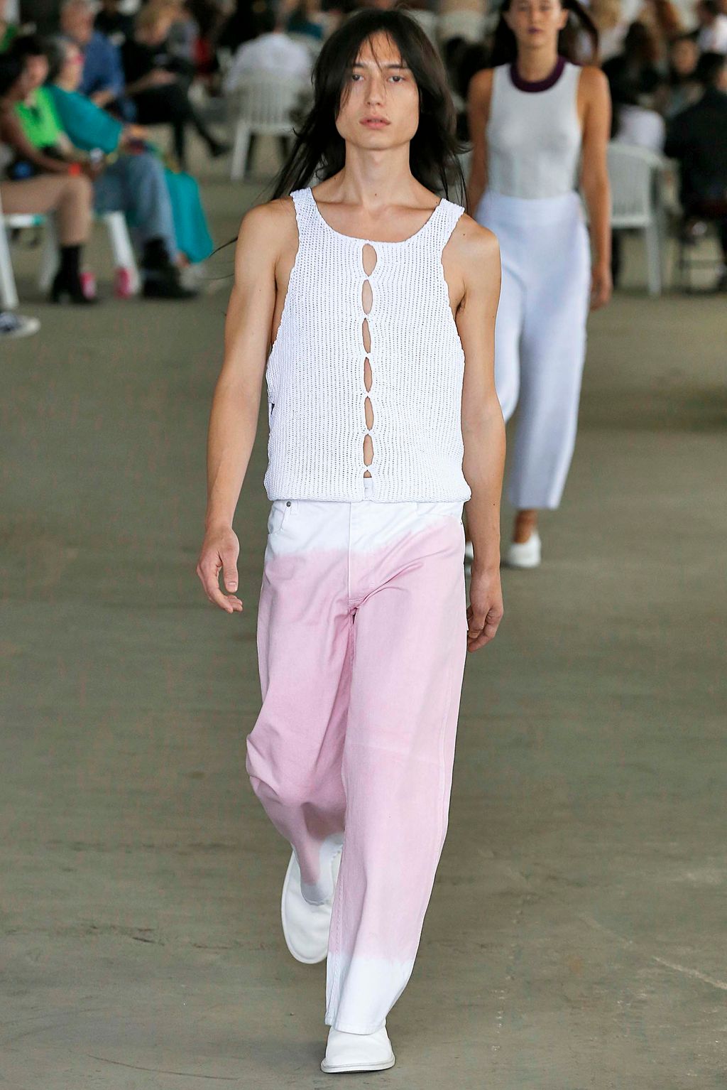 Fashion Week New York Spring/Summer 2019 look 18 de la collection Eckhaus Latta womenswear