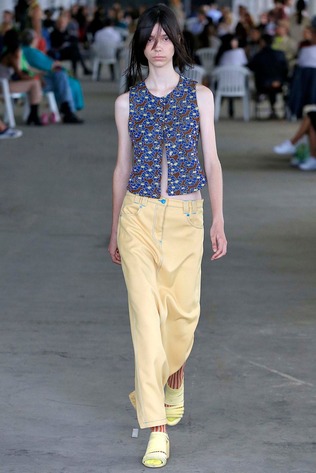 Fashion Week New York Spring/Summer 2019 look 22 from the Eckhaus Latta collection womenswear