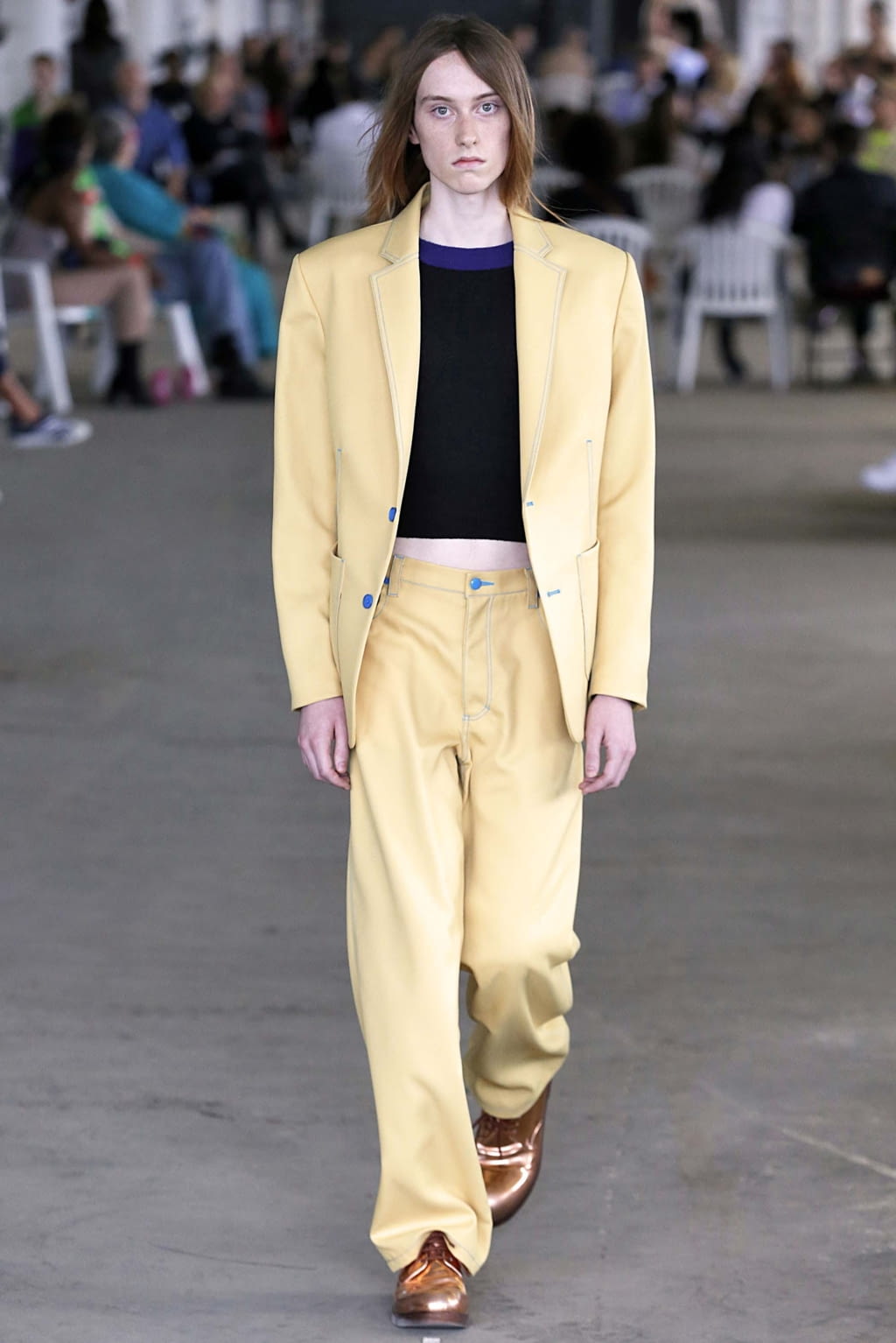 Fashion Week New York Spring/Summer 2019 look 23 from the Eckhaus Latta collection 女装