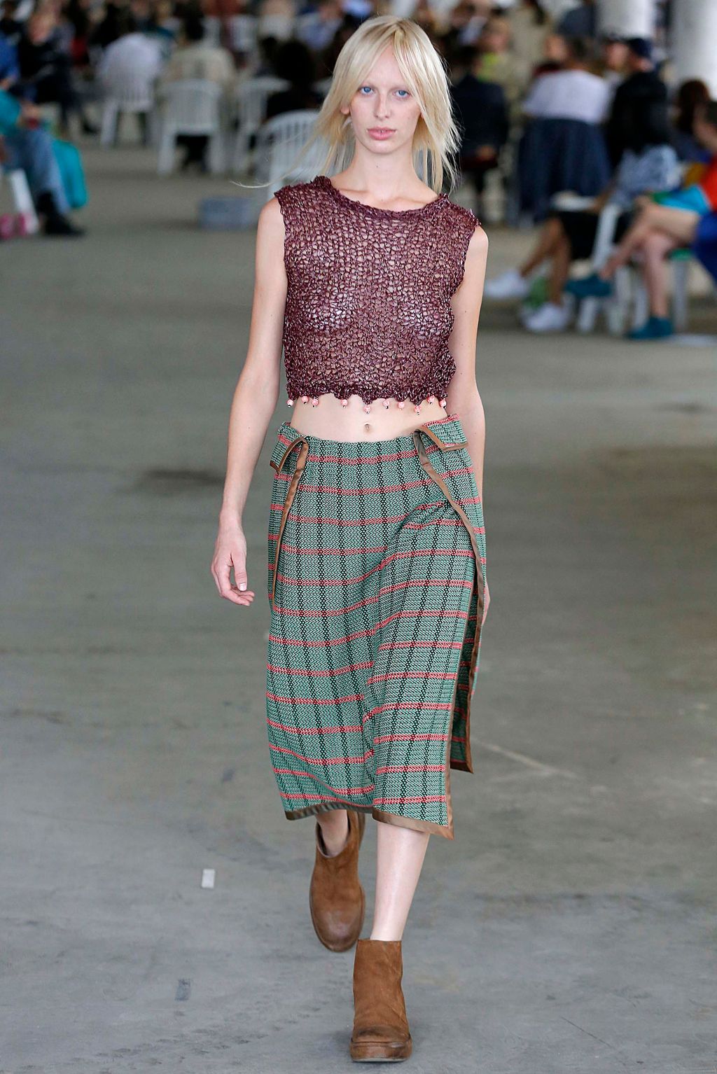 Fashion Week New York Spring/Summer 2019 look 28 de la collection Eckhaus Latta womenswear