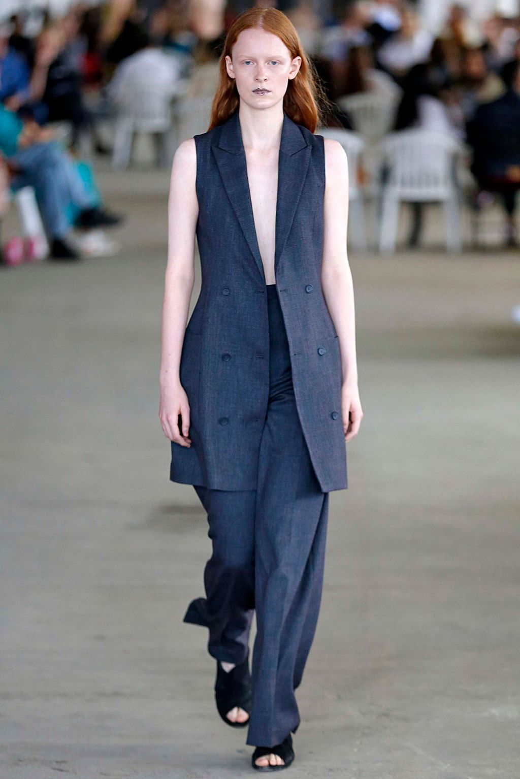Fashion Week New York Spring/Summer 2019 look 38 from the Eckhaus Latta collection womenswear