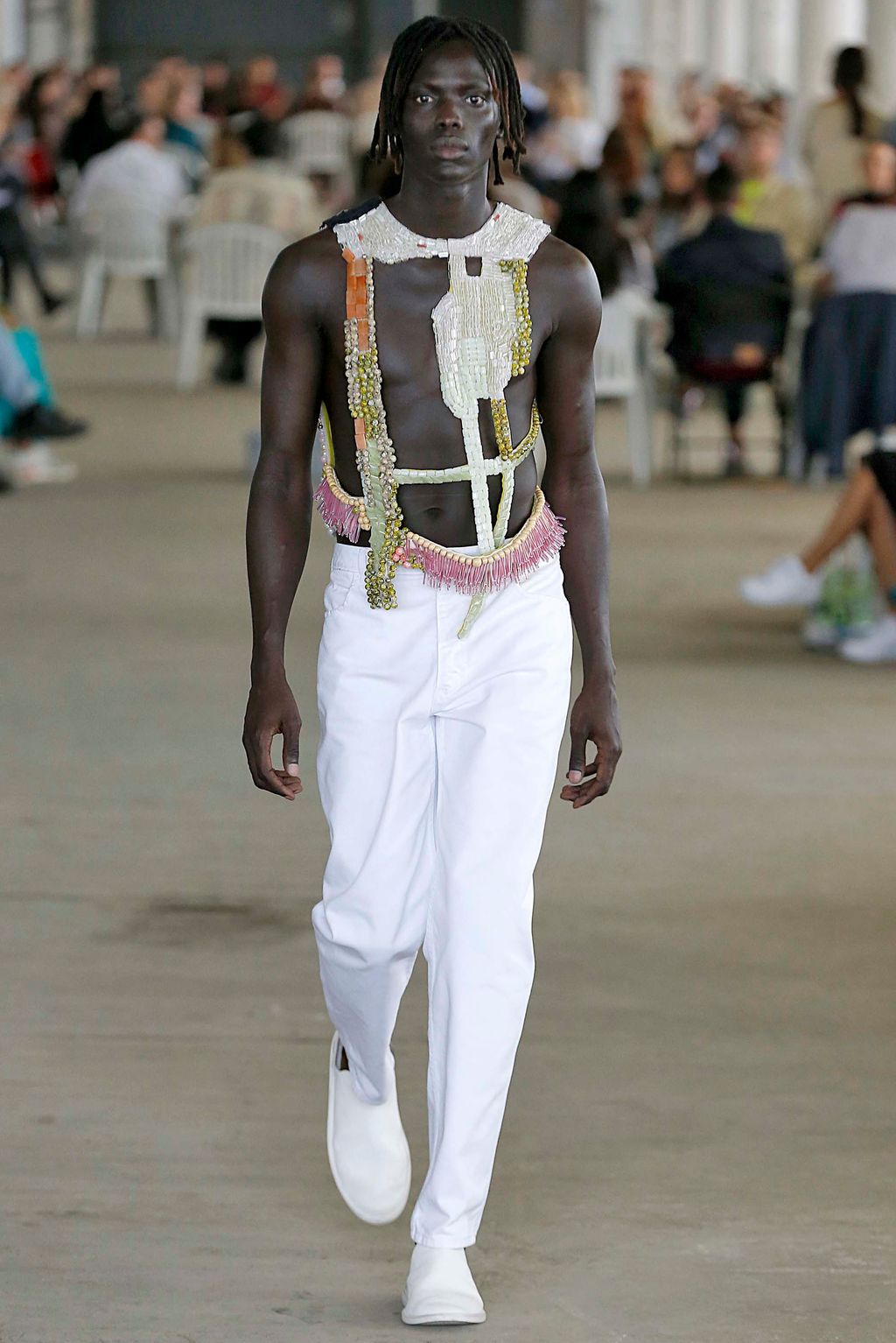 Fashion Week New York Spring/Summer 2019 look 48 from the Eckhaus Latta collection 女装