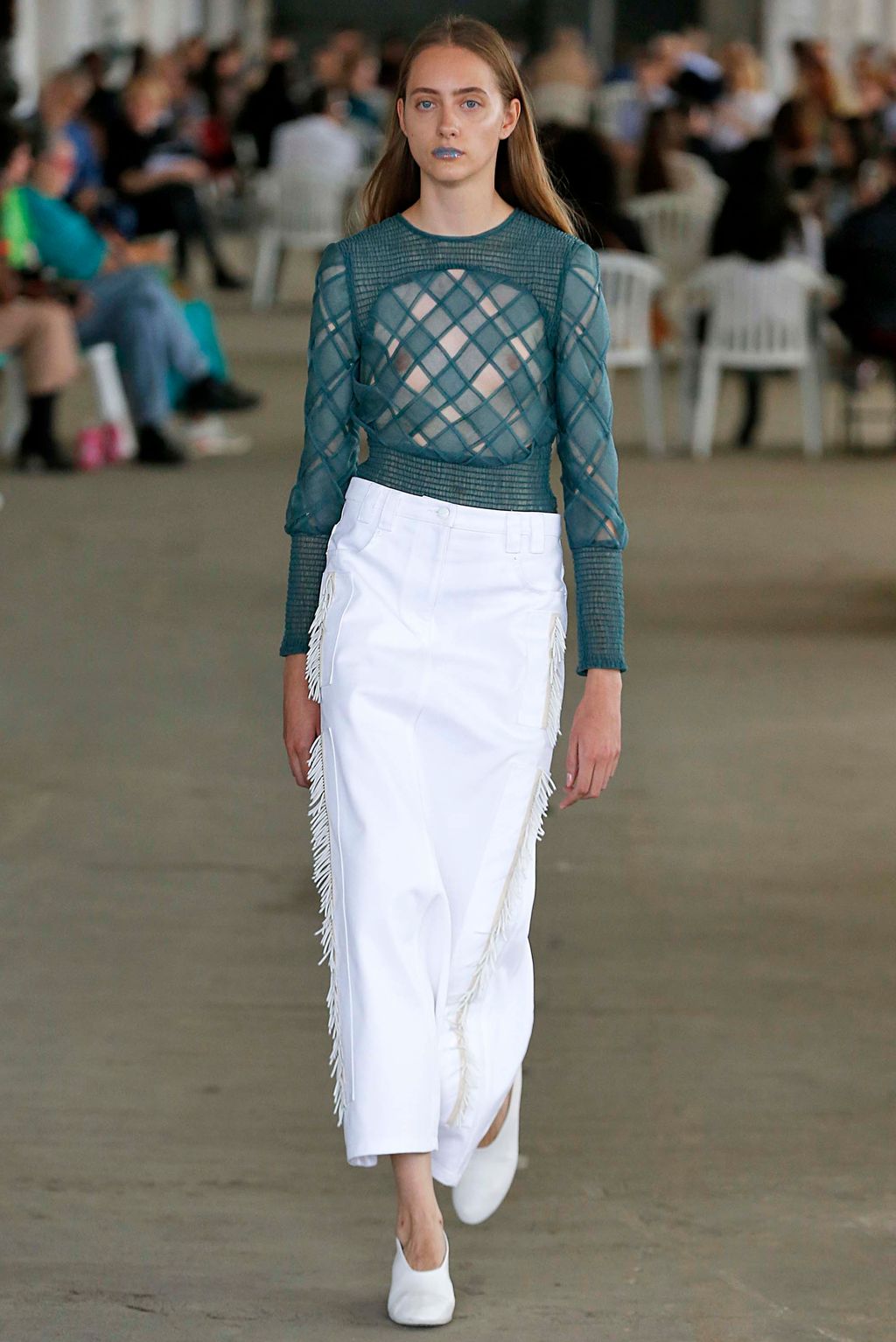 Fashion Week New York Spring/Summer 2019 look 49 de la collection Eckhaus Latta womenswear