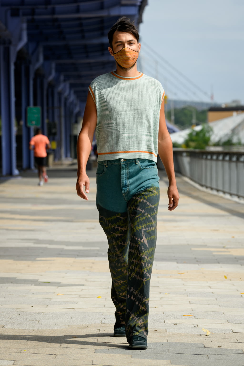 Fashion Week New York Spring/Summer 2021 look 21 from the Eckhaus Latta collection womenswear