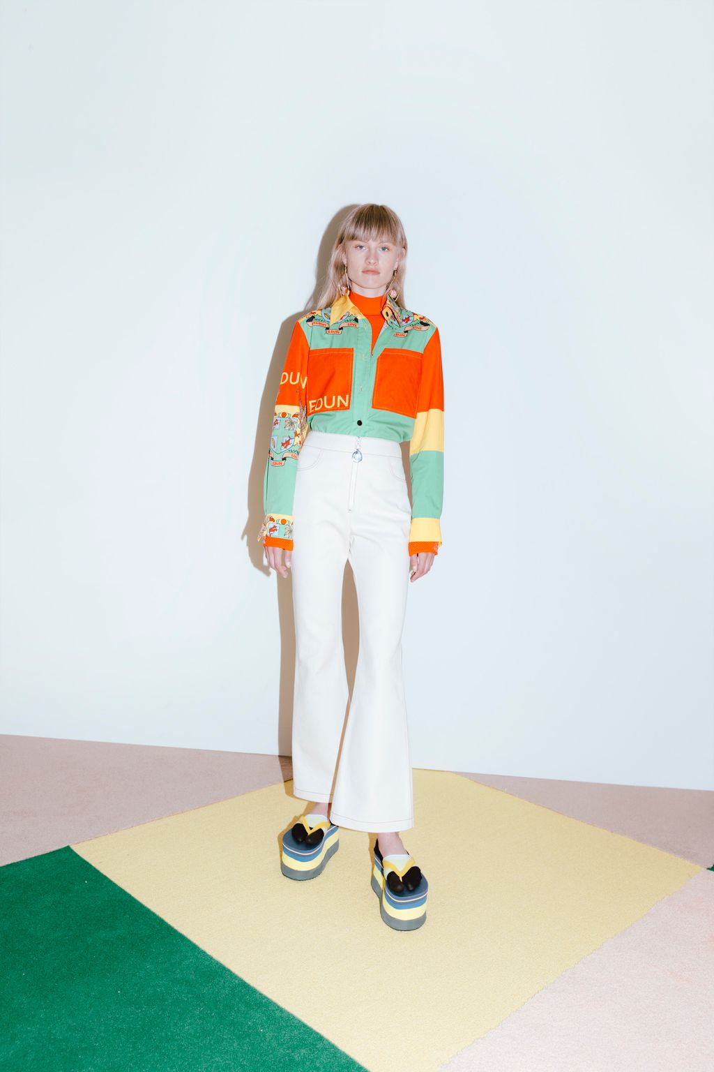 Fashion Week New York Resort 2018 look 4 from the Edun collection 女装