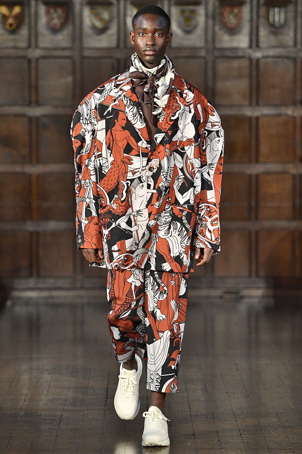 Fashion Week London Fall/Winter 2018 look 14 from the EDWARD CRUTCHLEY collection menswear