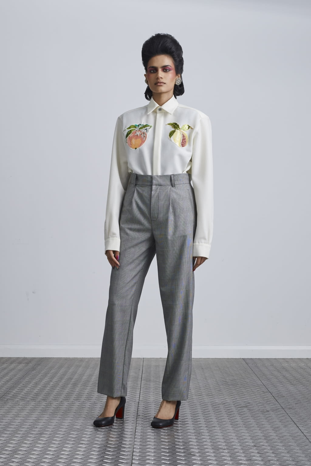Fashion Week London Spring/Summer 2021 look 4 from the EDWARD CRUTCHLEY collection 女装