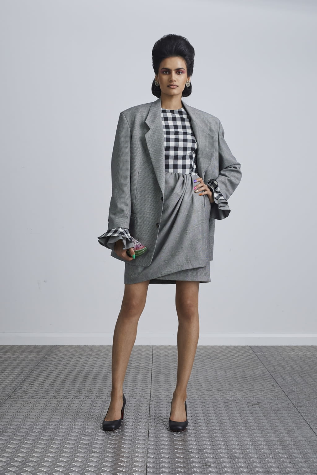 Fashion Week London Spring/Summer 2021 look 11 from the EDWARD CRUTCHLEY collection womenswear