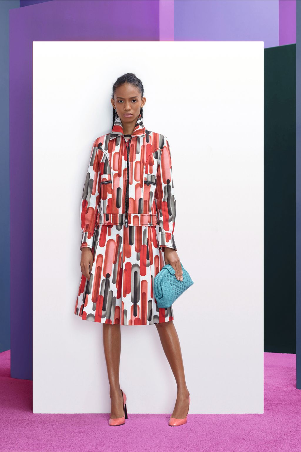 Fashion Week Milan Pre-Fall 2018 look 10 from the Bottega Veneta collection womenswear