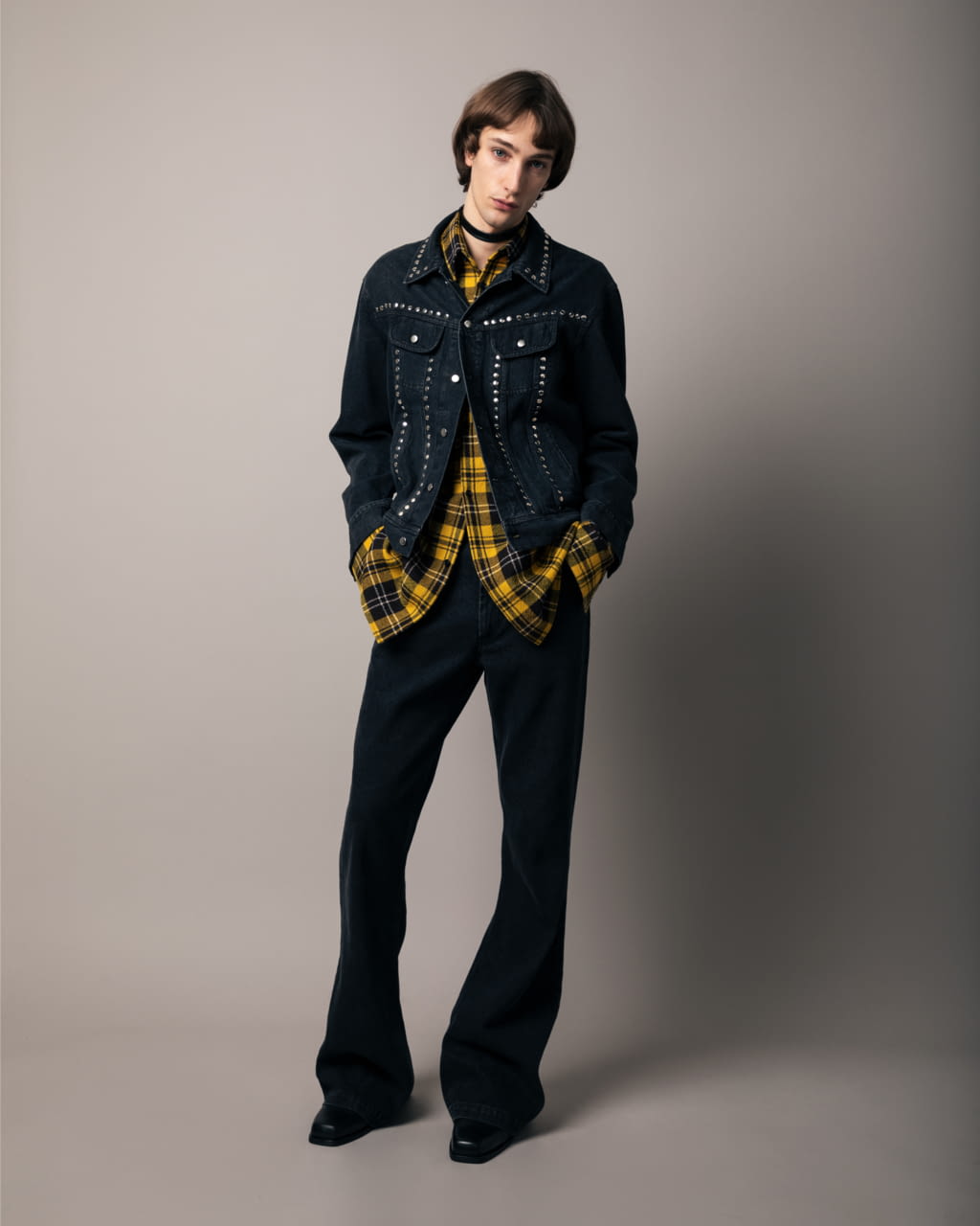 Fashion Week Paris Fall/Winter 2021 look 14 from the EGONlab collection 男装