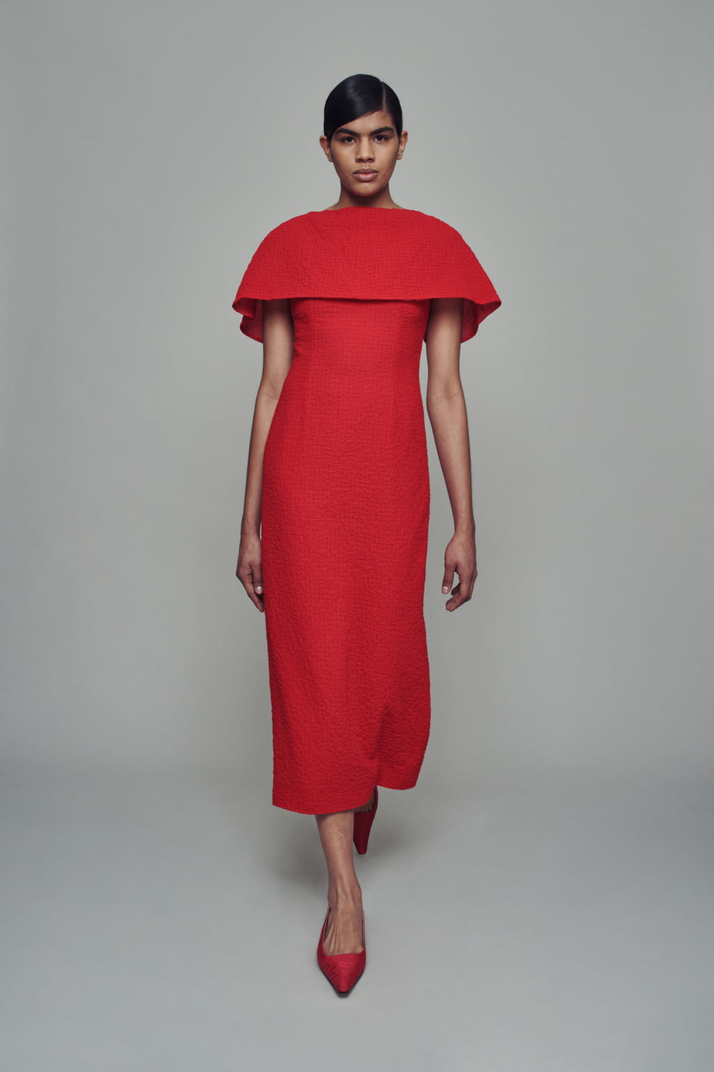 Fashion Week London Spring/Summer 2021 look 14 from the Emilia Wickstead collection womenswear