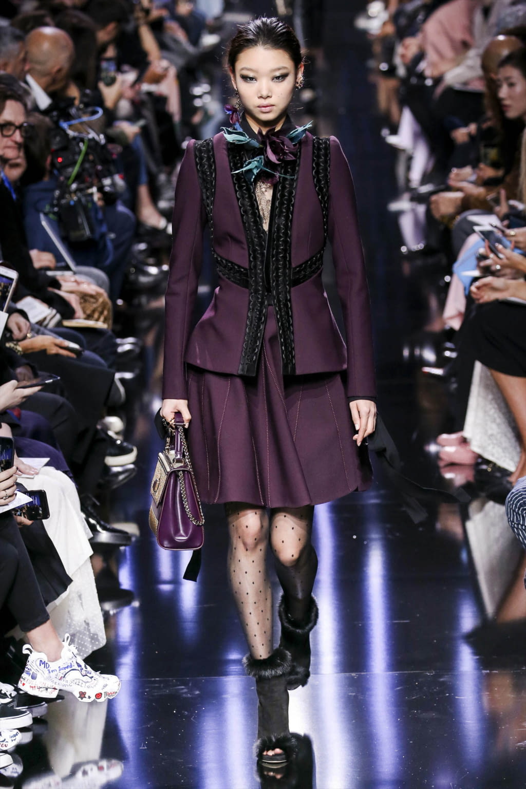 Fashion Week Paris Fall/Winter 2017 look 13 from the Elie Saab collection womenswear
