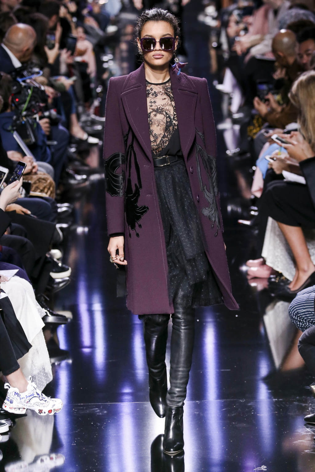 Fashion Week Paris Fall/Winter 2017 look 18 from the Elie Saab collection 女装