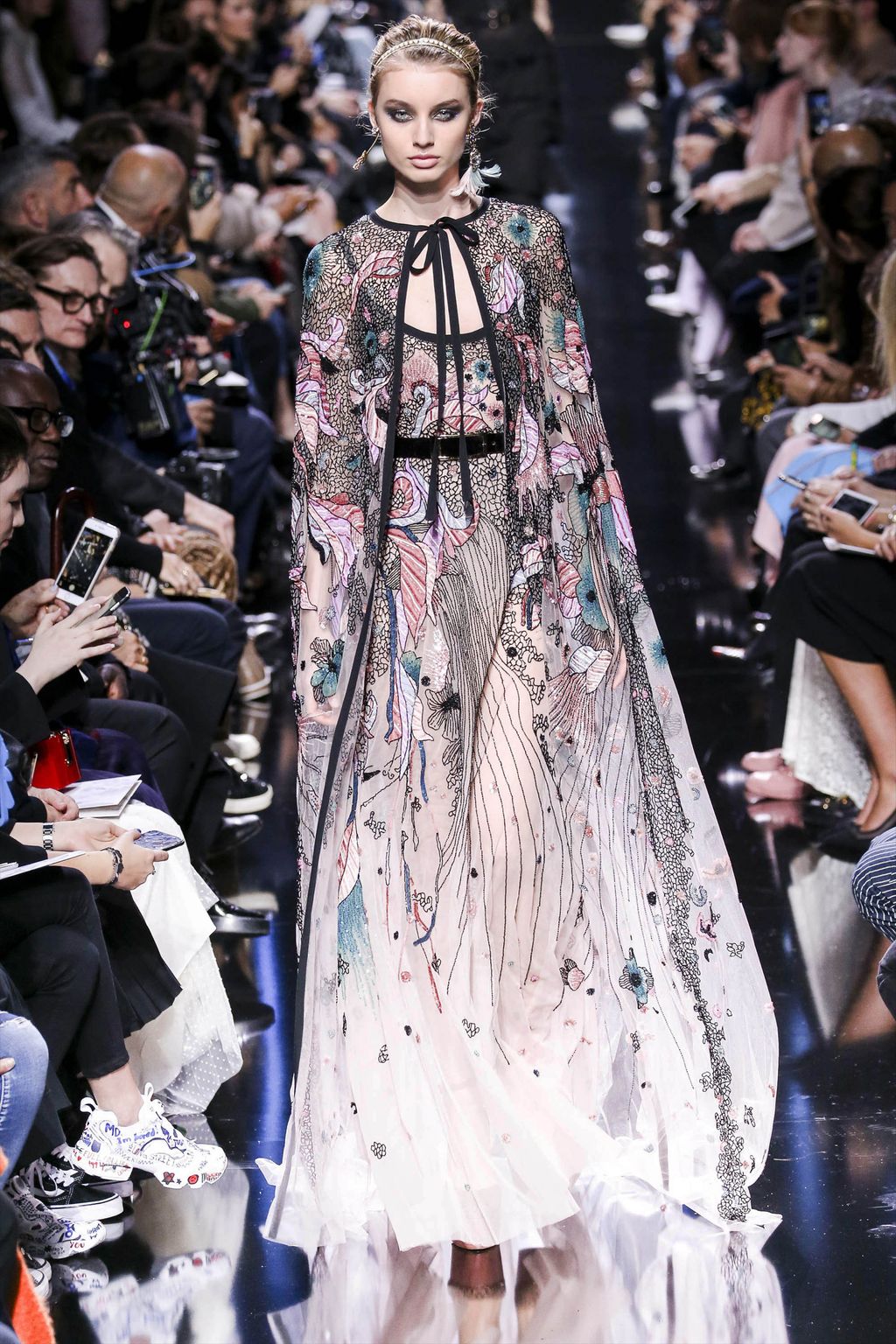 Fashion Week Paris Fall/Winter 2017 look 37 from the Elie Saab collection womenswear
