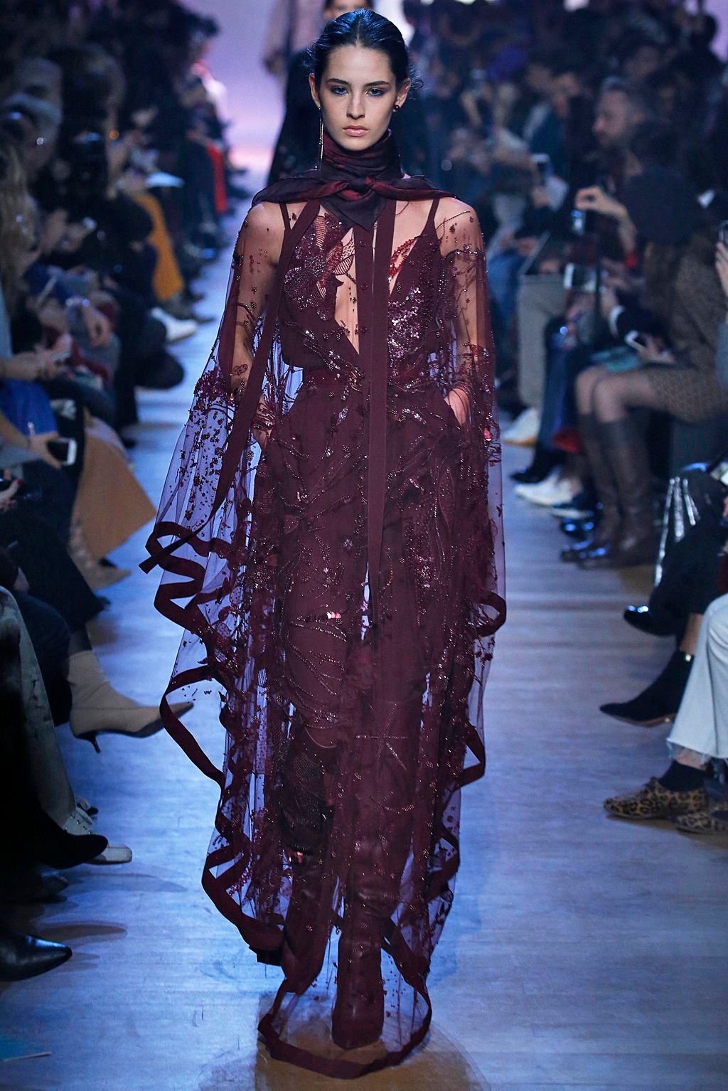 Fashion Week Paris Fall/Winter 2018 look 25 from the Elie Saab collection womenswear