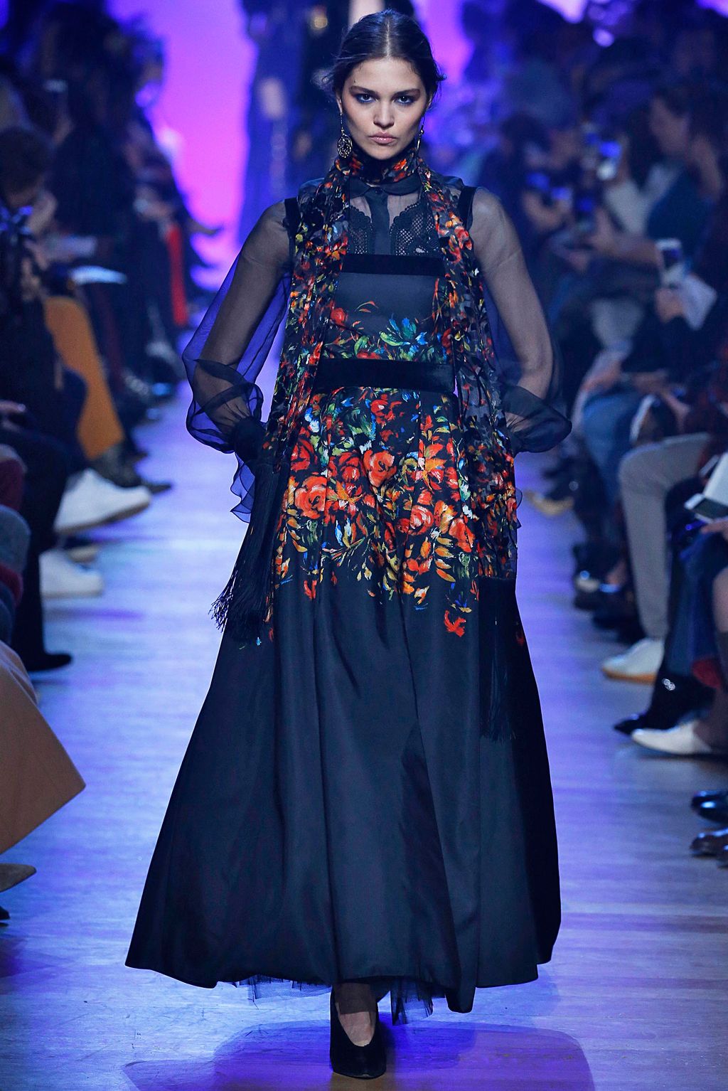 Fashion Week Paris Fall/Winter 2018 look 33 from the Elie Saab collection womenswear