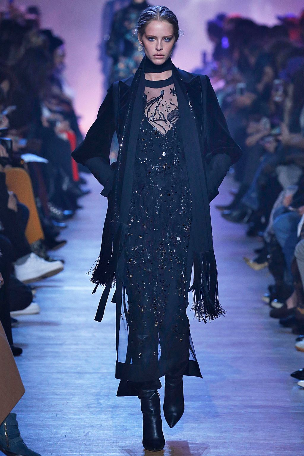 Fashion Week Paris Fall/Winter 2018 look 37 from the Elie Saab collection womenswear