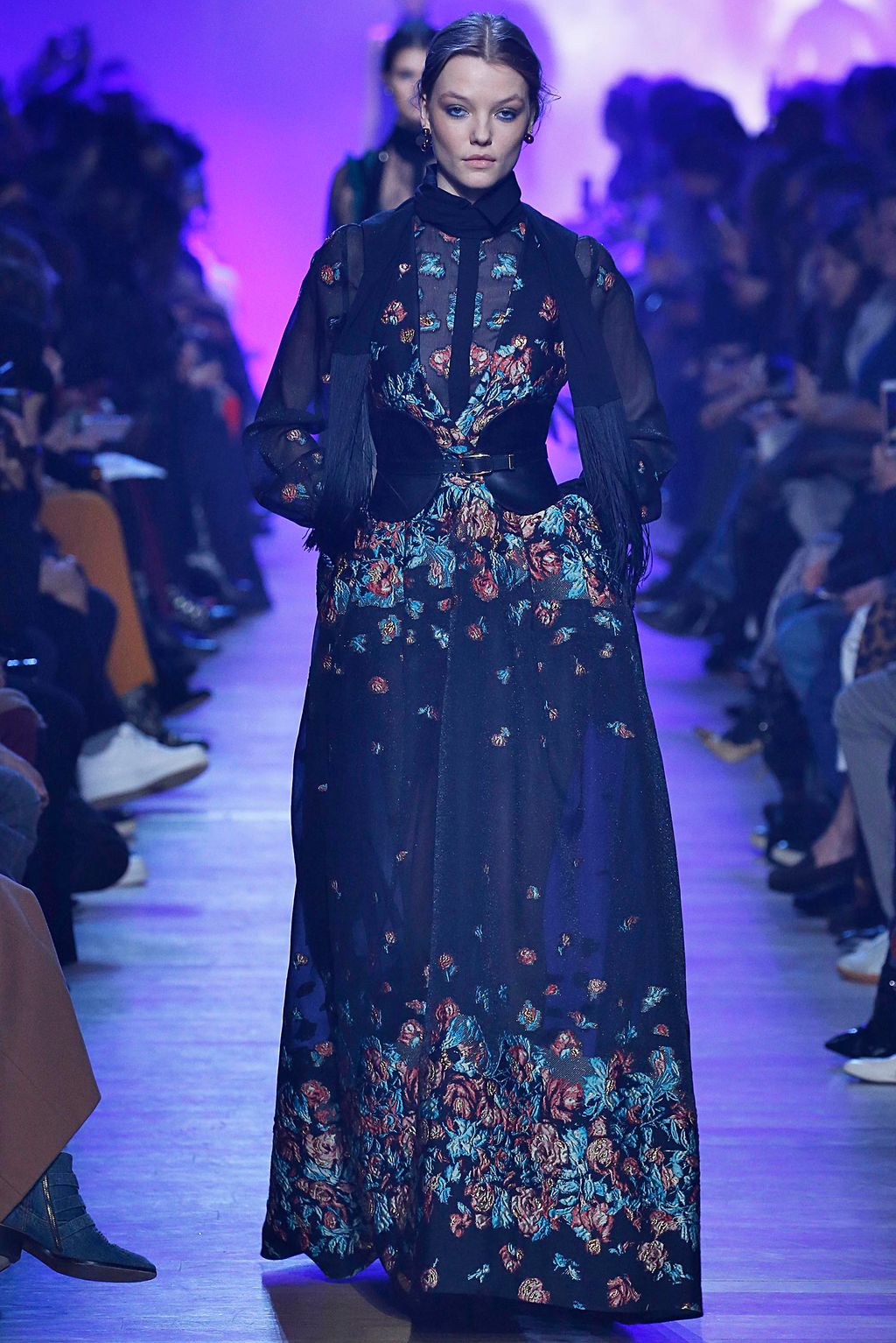 Fashion Week Paris Fall/Winter 2018 look 39 from the Elie Saab collection womenswear